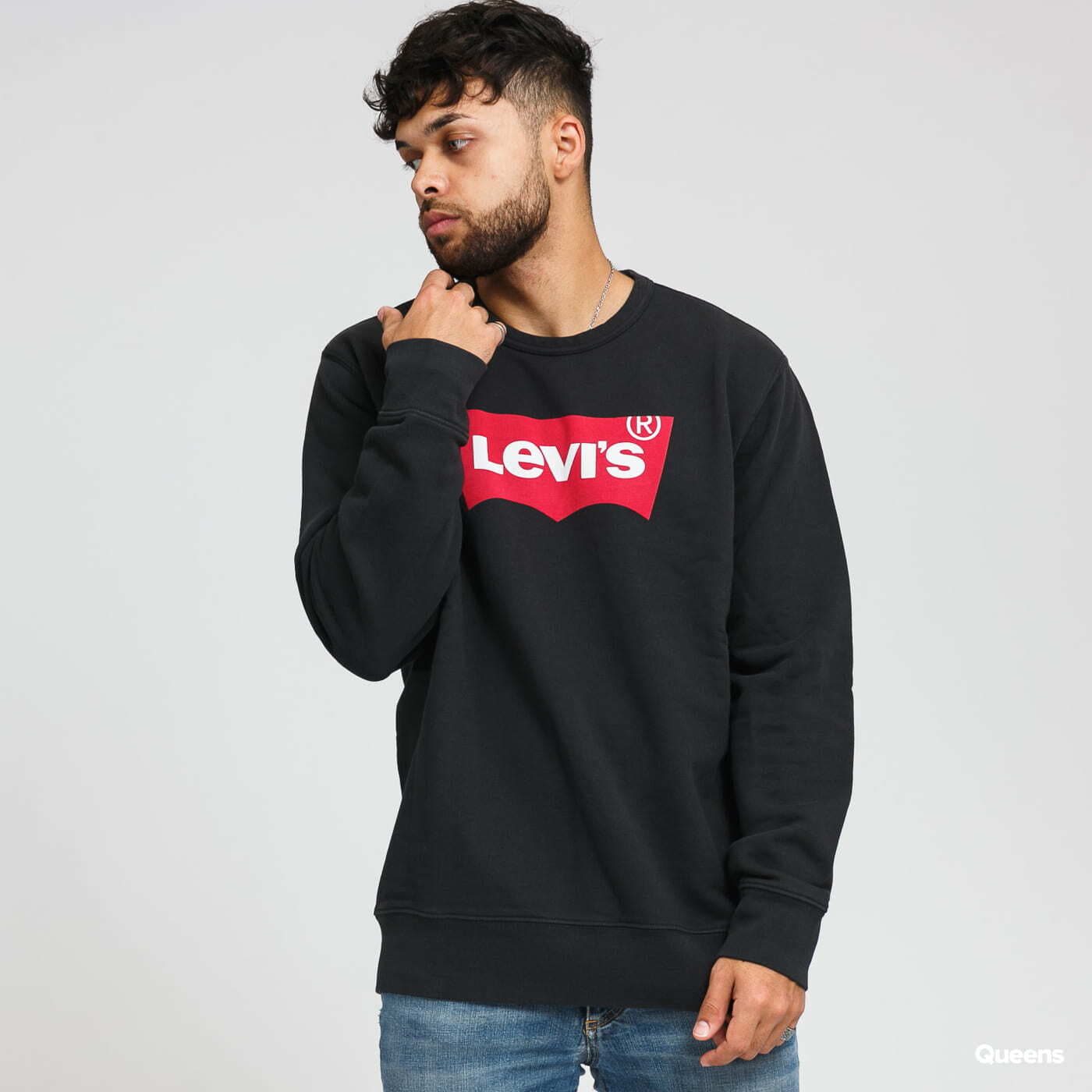 Sweatjacken und Sweatshirts Levi's ® Graphic Crew Black