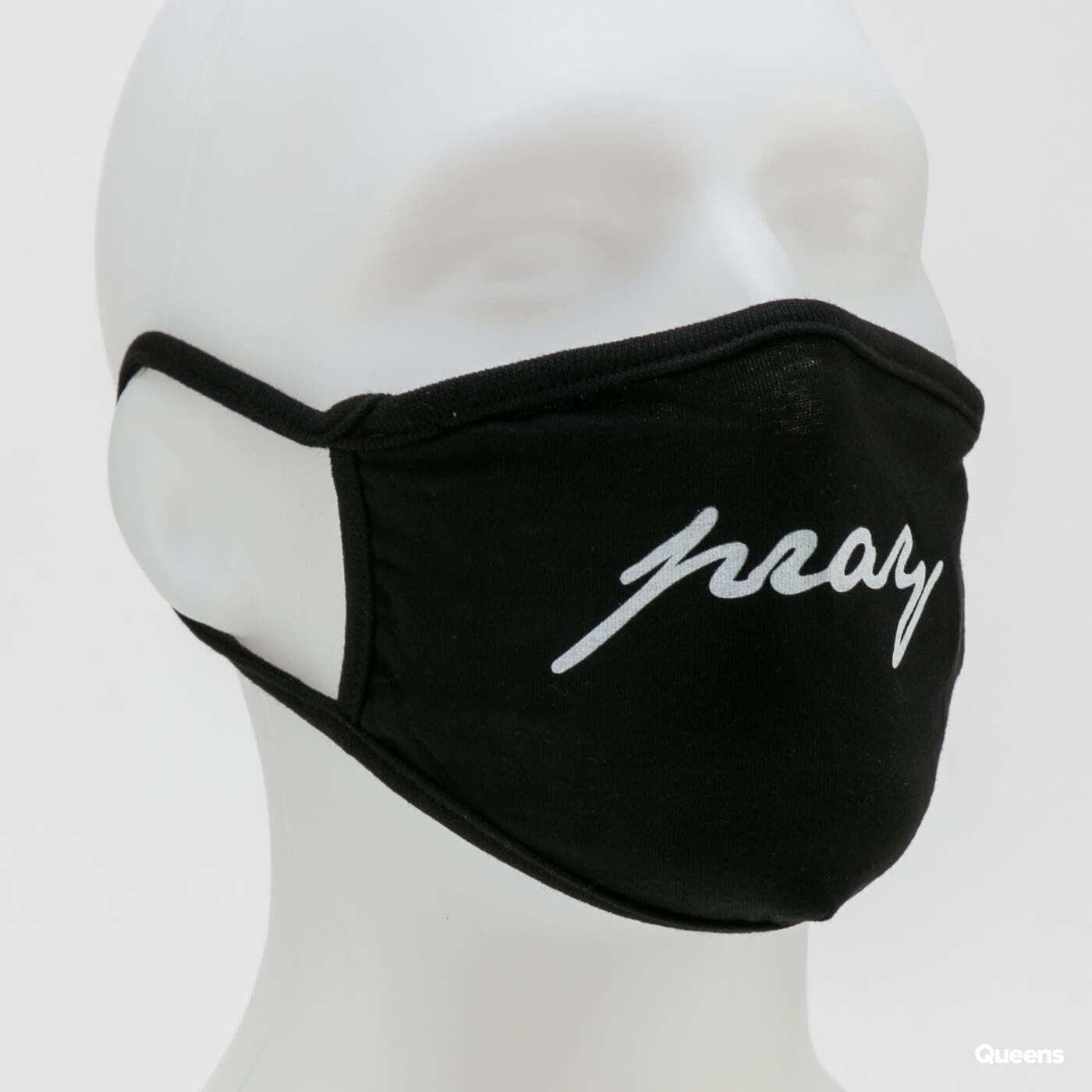 Accesorii Urban Classics Pray Wording Face Mask Black