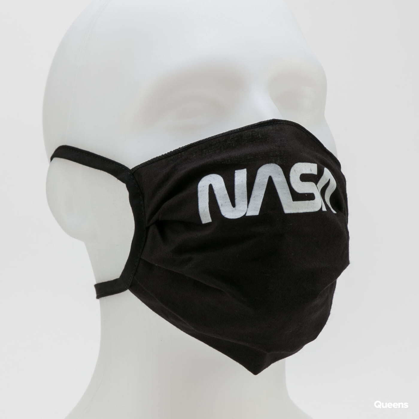 Accesorii Urban Classics NASA Face Mask 2-Pack Black
