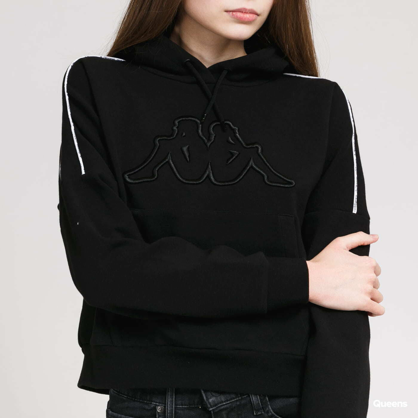 Sudaderas Kappa Logo Tape Bicli Black