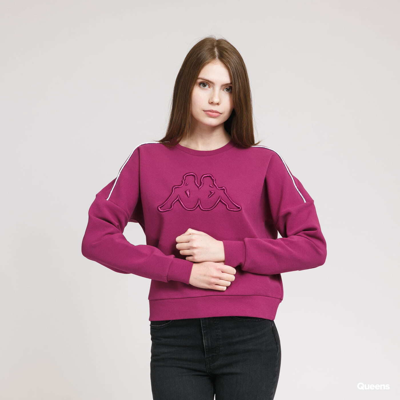 Hoodies and sweatshirts Kappa Logo Tape Barge Purple