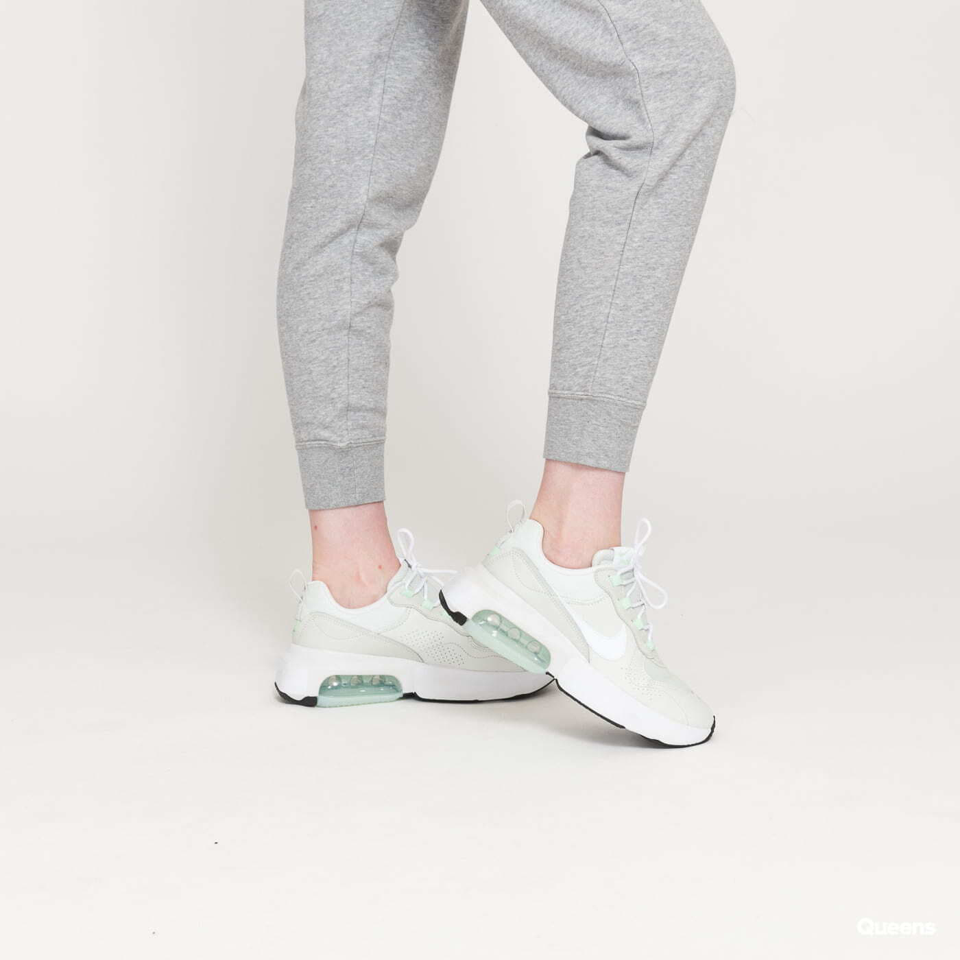 Nohavice Nike Sportswear W Essential Fleece Mr Pant Tight DK Grey Heather/ White