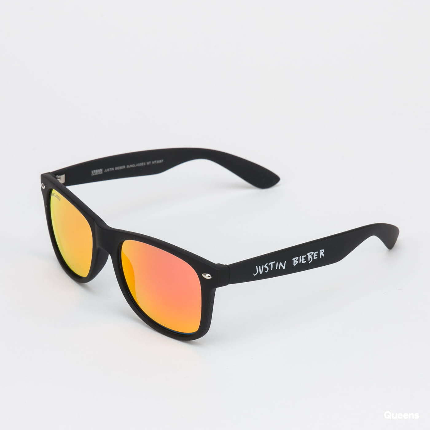 Slnečné okuliare Urban Classics Justin Bieber Sunglasses MT Black/ Red