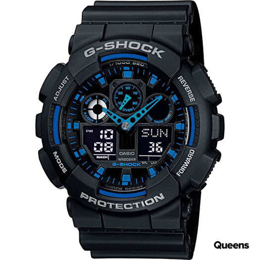 Watch Casio G-Shock GA 100-1A2ER Black/ Blue