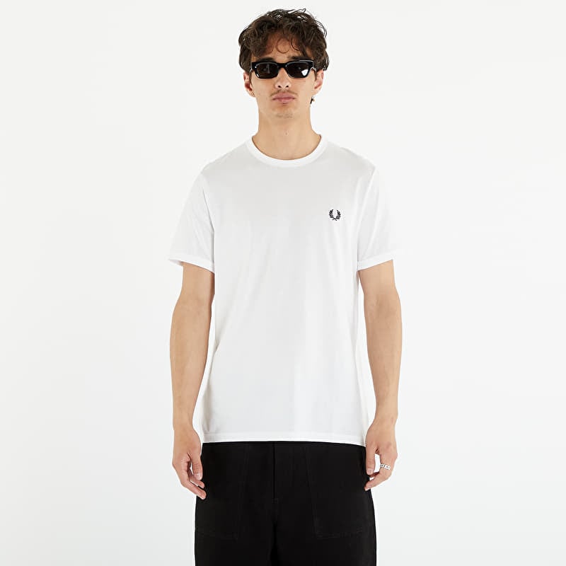 T-shirt FRED PERRY Ringer Tee White