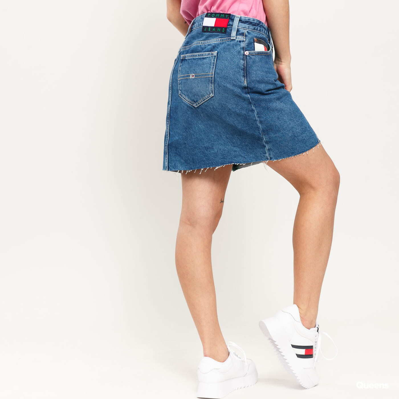 Skjørt TOMMY JEANS W Short Denim Skirt save 20 mid bl rig