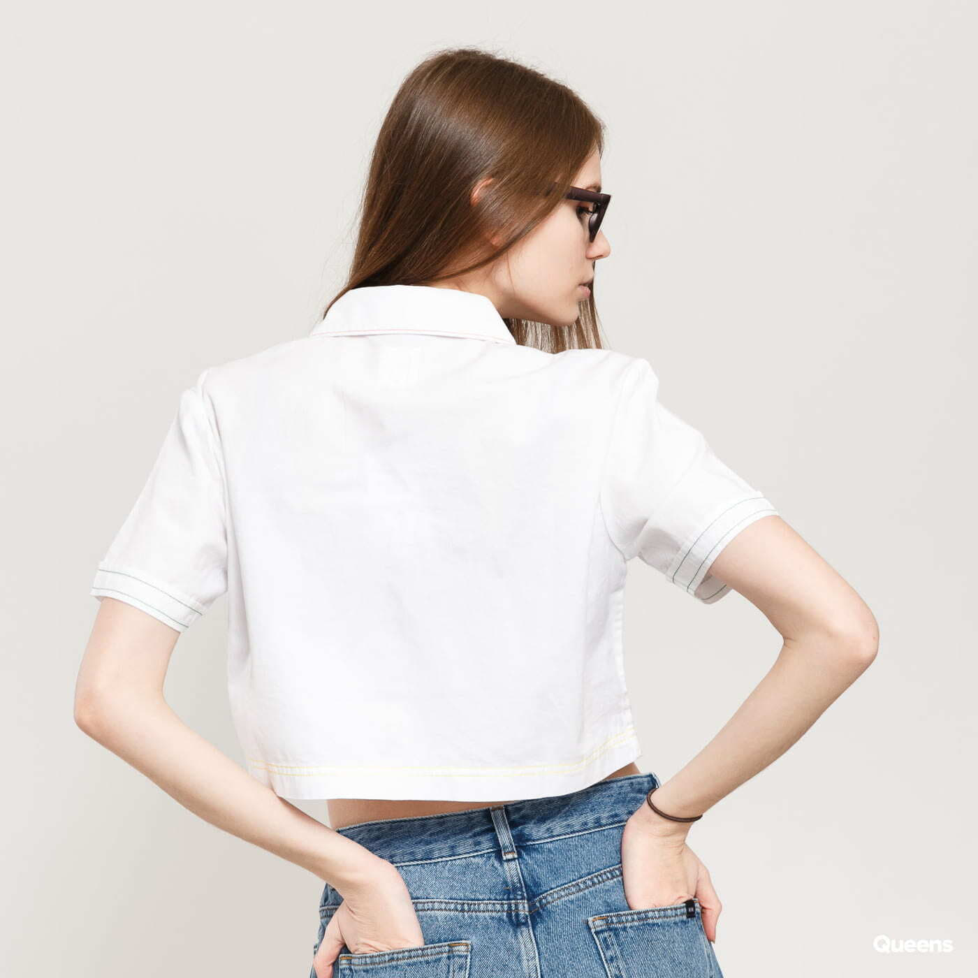 Košele Vans WM Thread It Top White