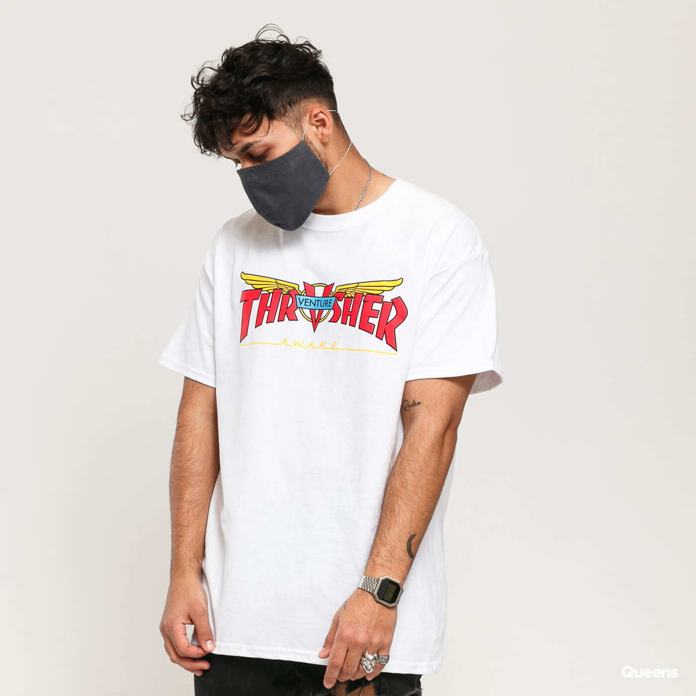 T-shirts Thrasher Venture Collab Tee White