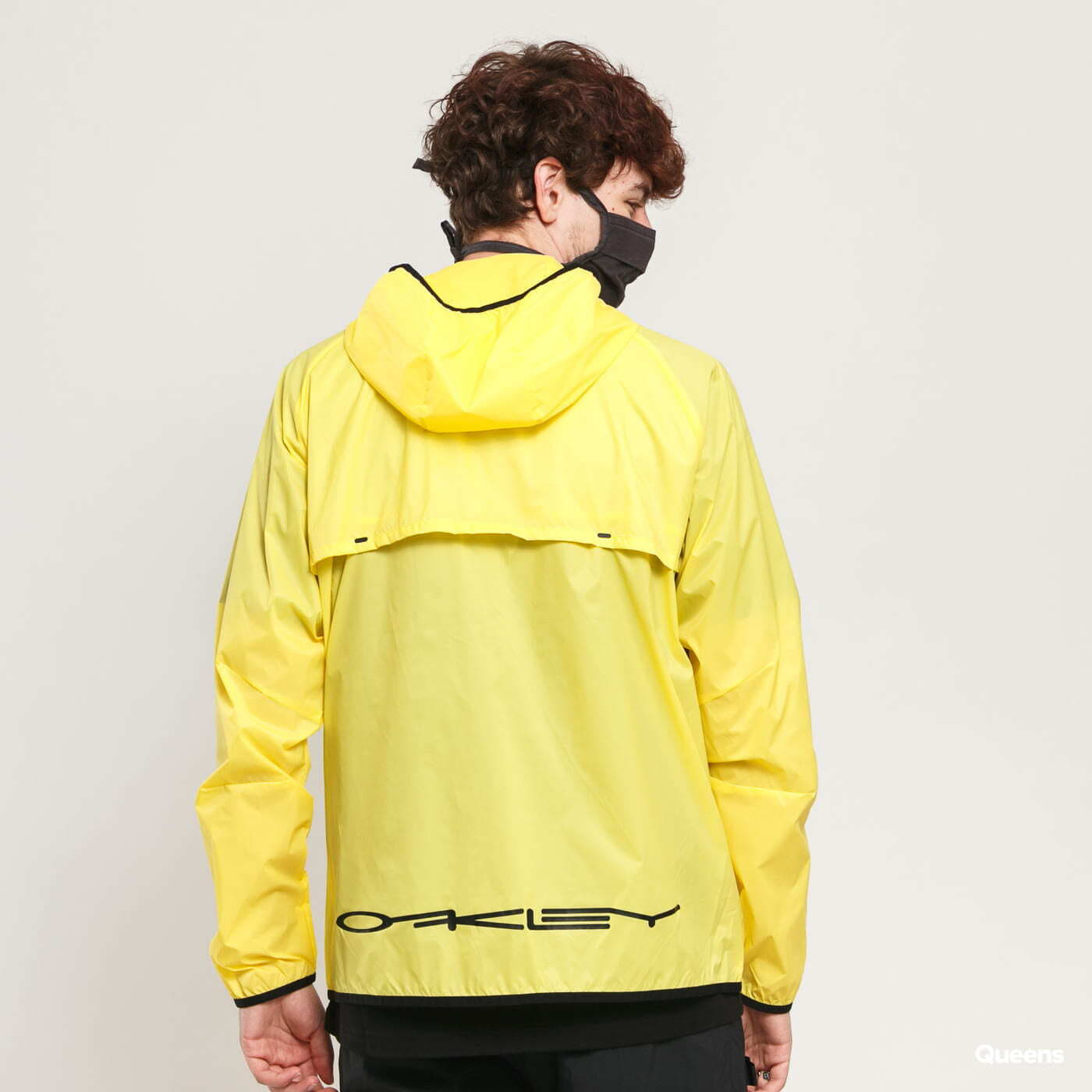 Coach Jackets Oakley Stretch Logo Patch Packable Jacket Yellow
