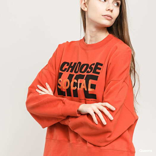 Dark orange shop sweatshirt