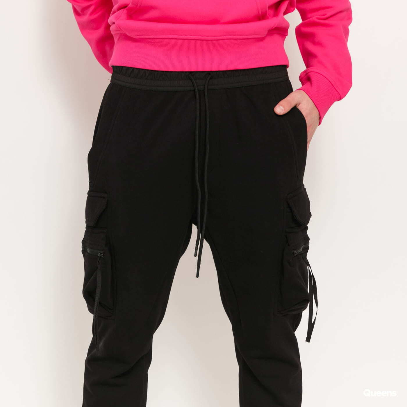 Tepláky Urban Classics Tactical Sweat Pants Black