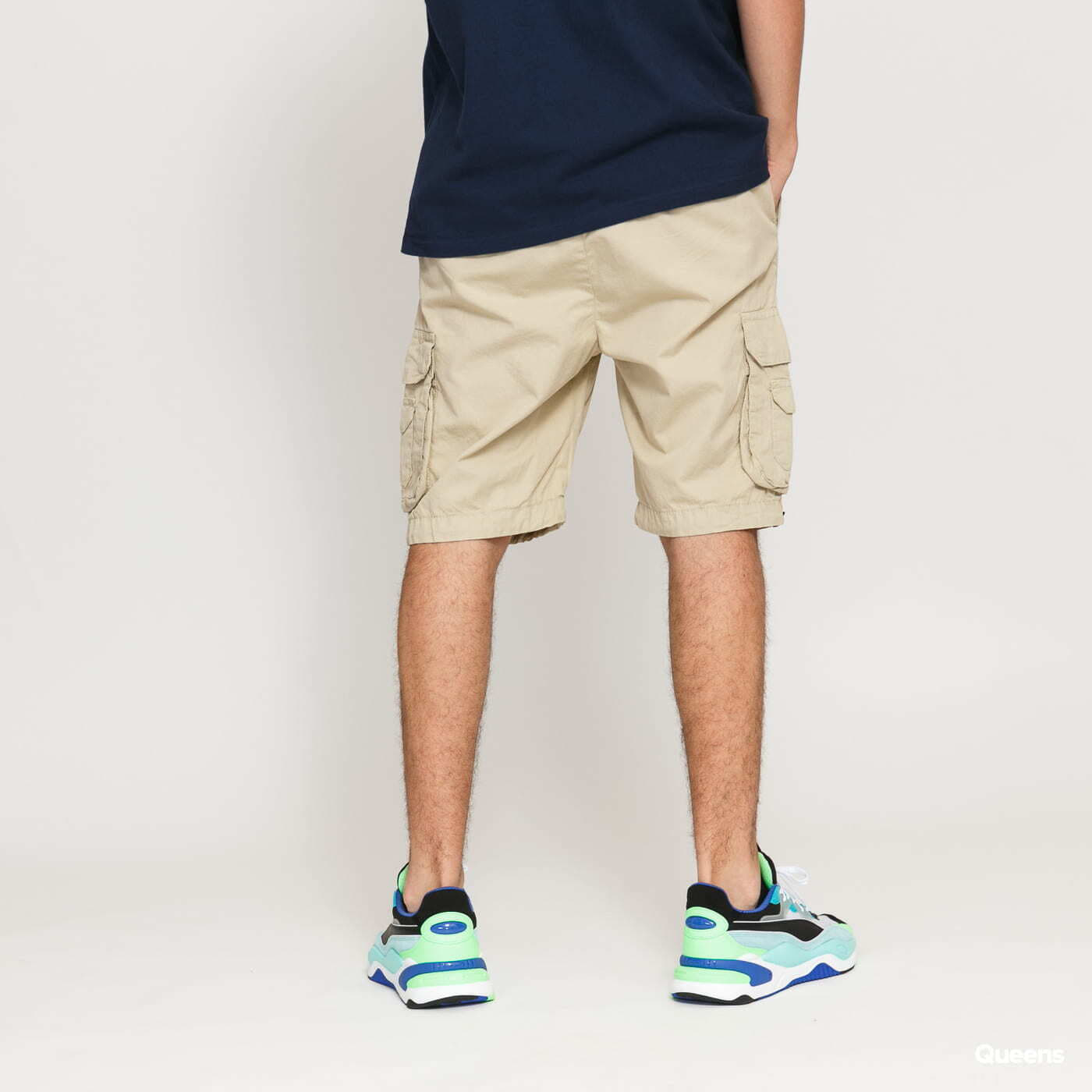Šortky Urban Classics Double Pocket Cargo Short Beige