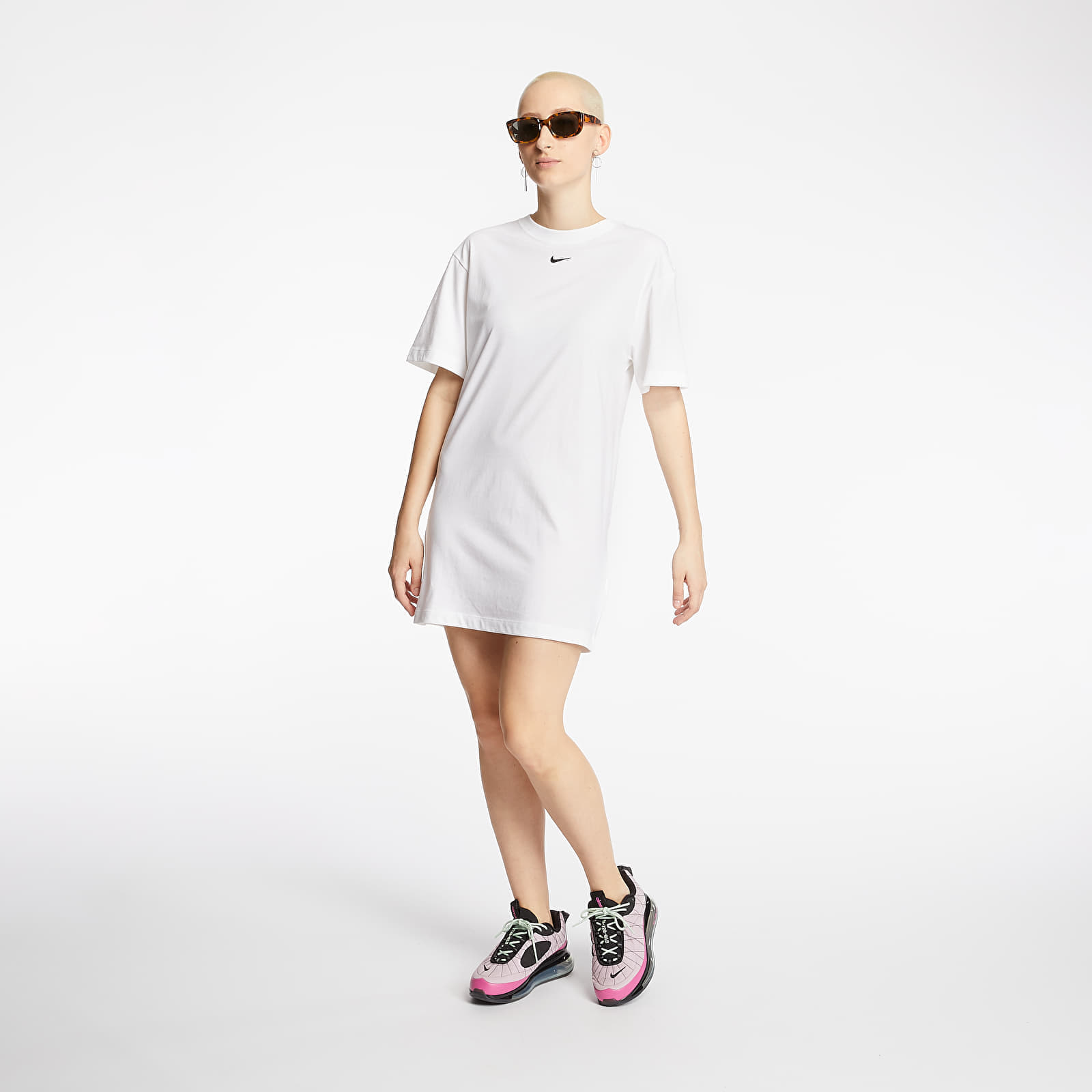 Šaty Nike W NSW Essential Dress White