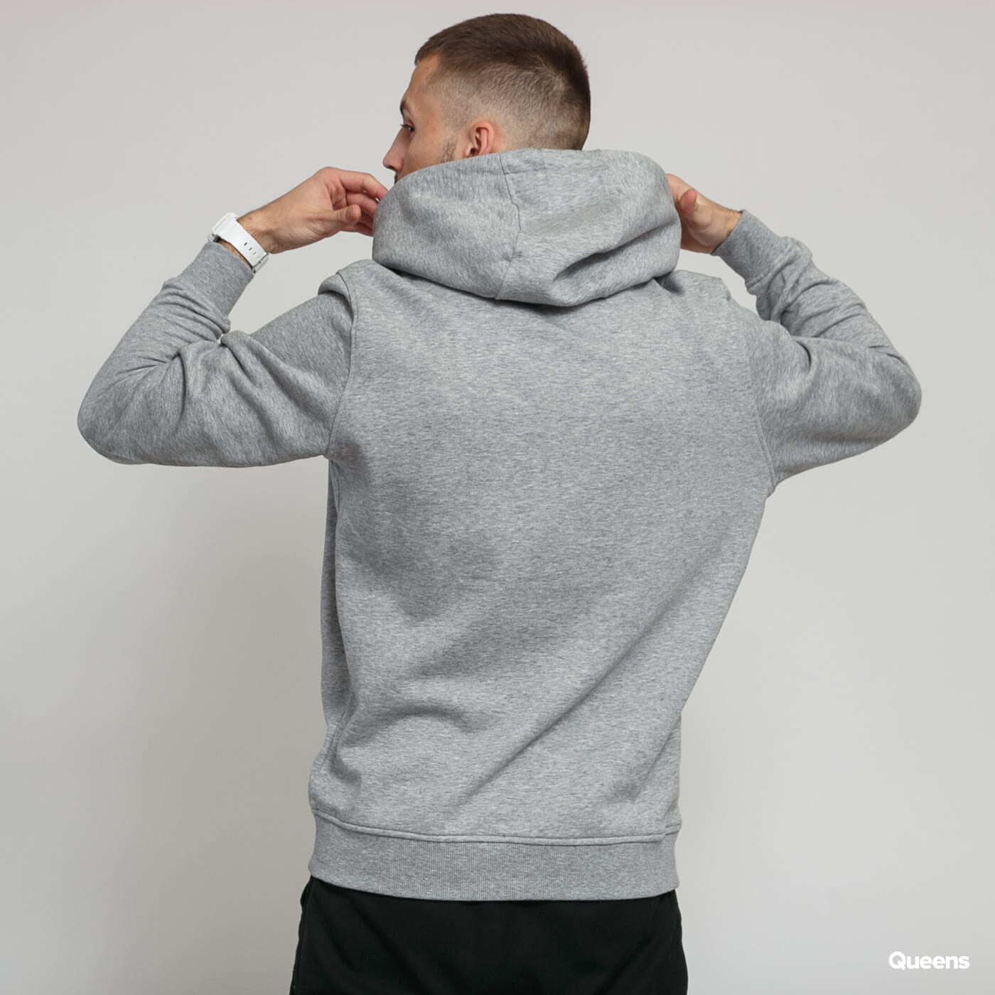Sweatshirts Urban Classics Basic Sweat Hoody Grey