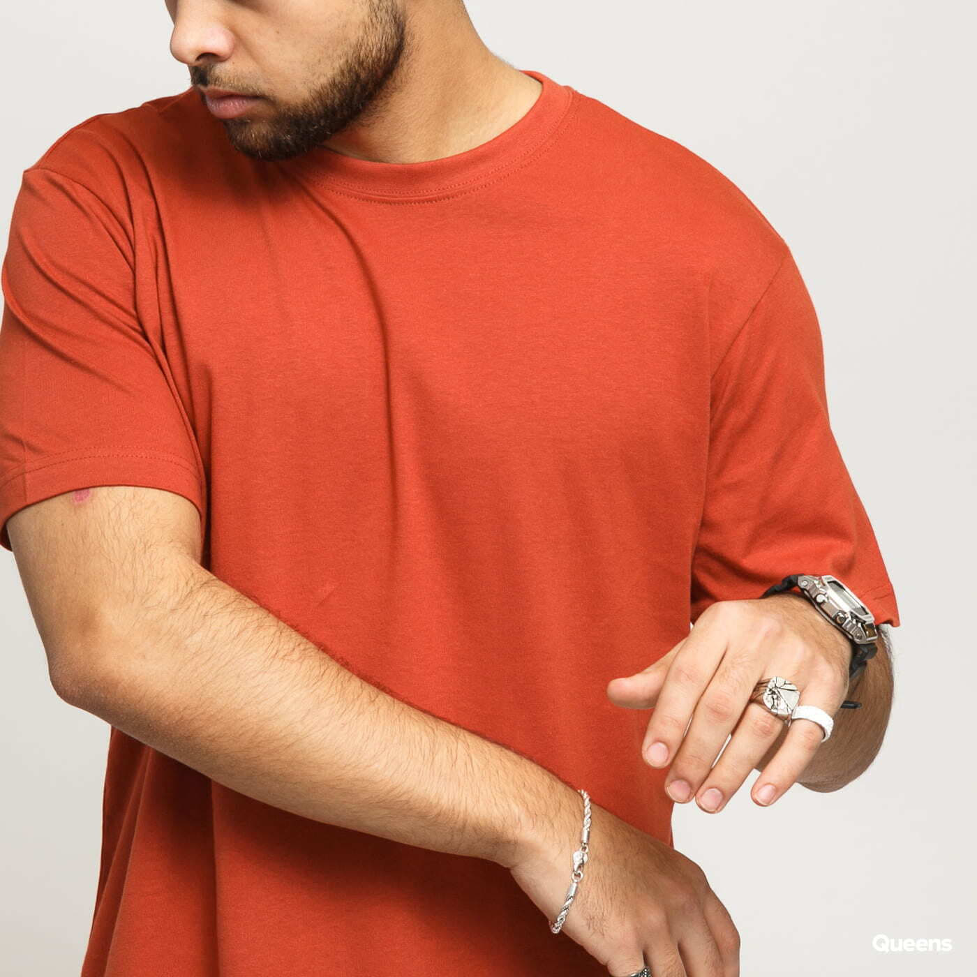 T-shirts Urban Classics Basic Tee Orange