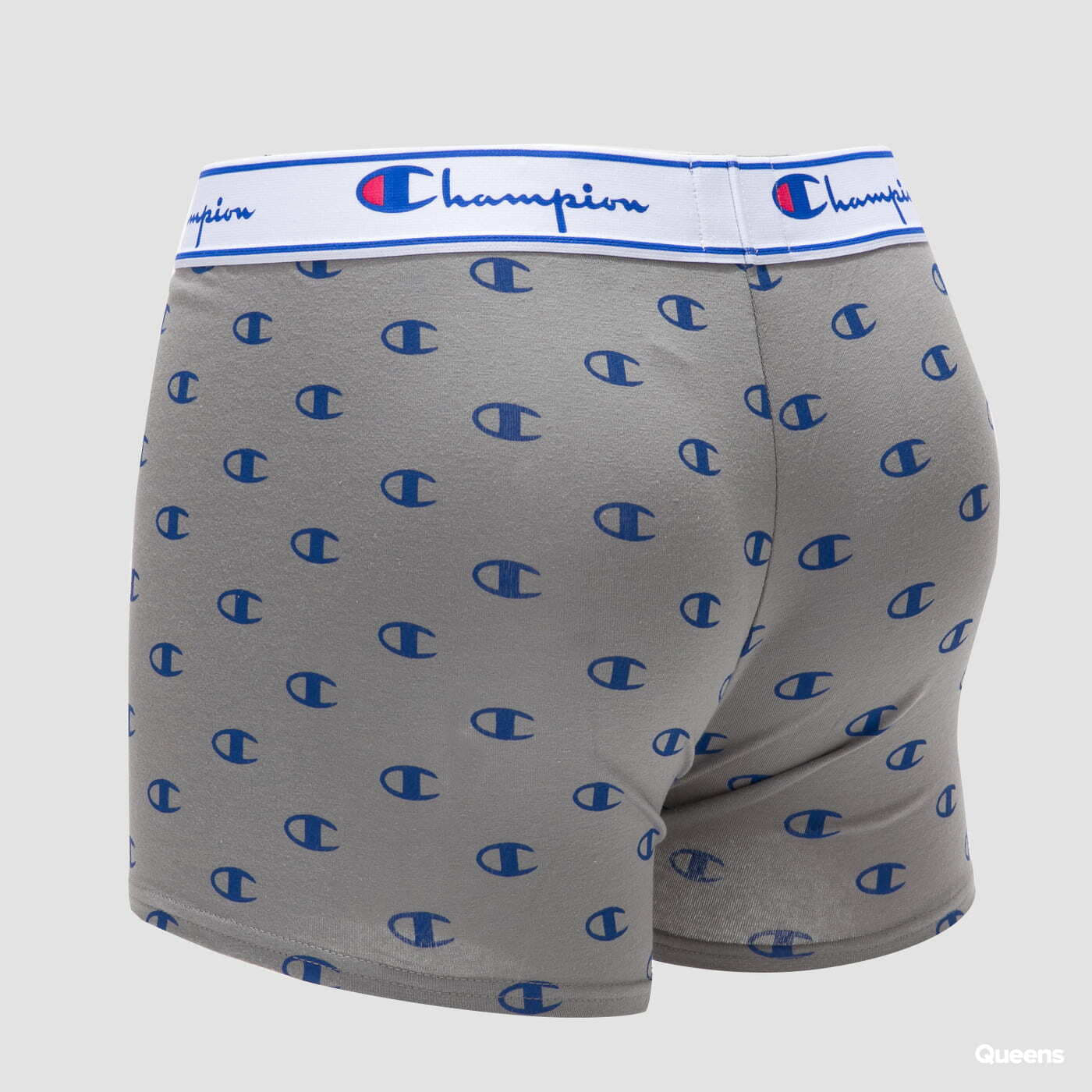 Boxer shorts Champion Boxery Leg Mix 3Pack Grey Navy Blue Queens
