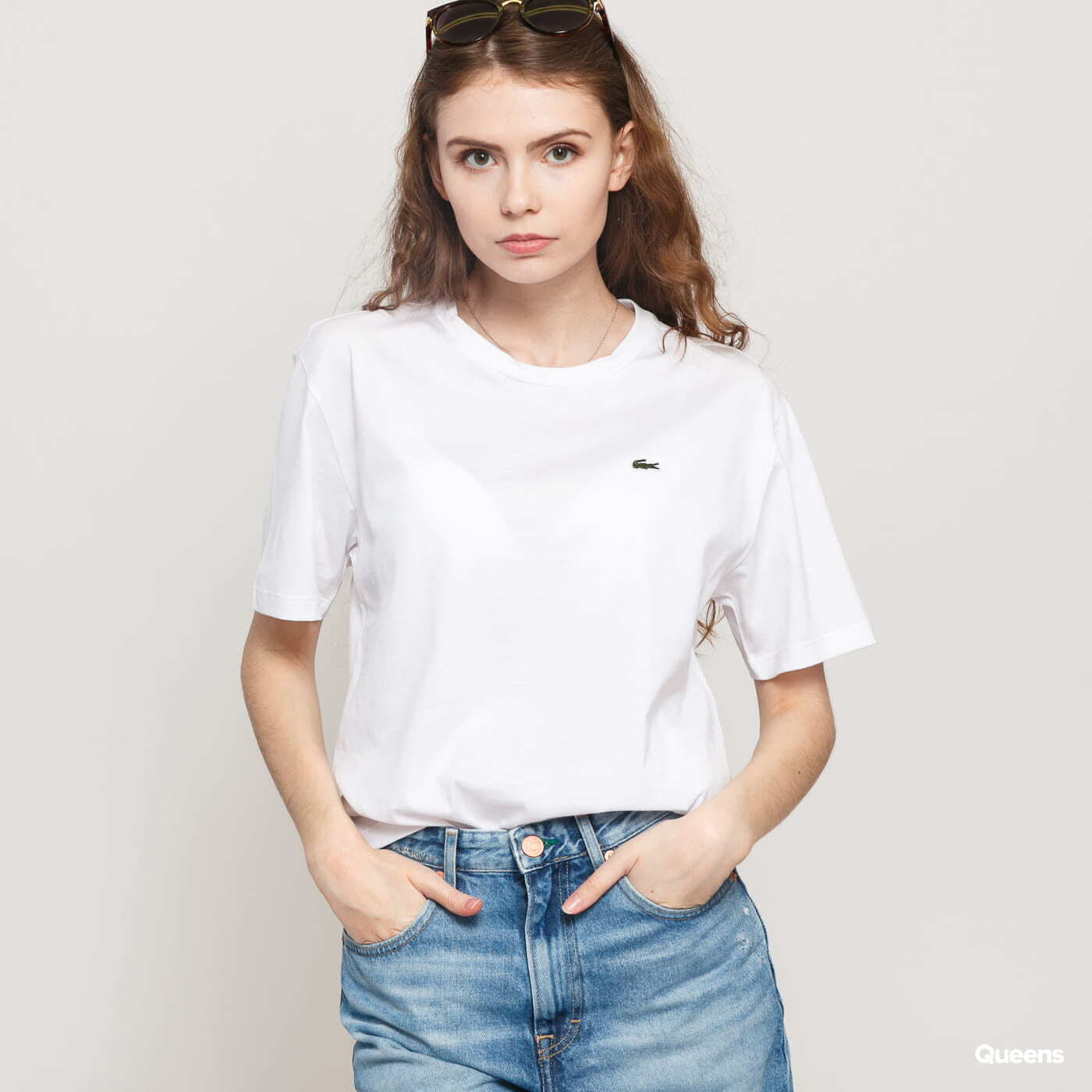 Tricouri LACOSTE Women's T-Shirt White