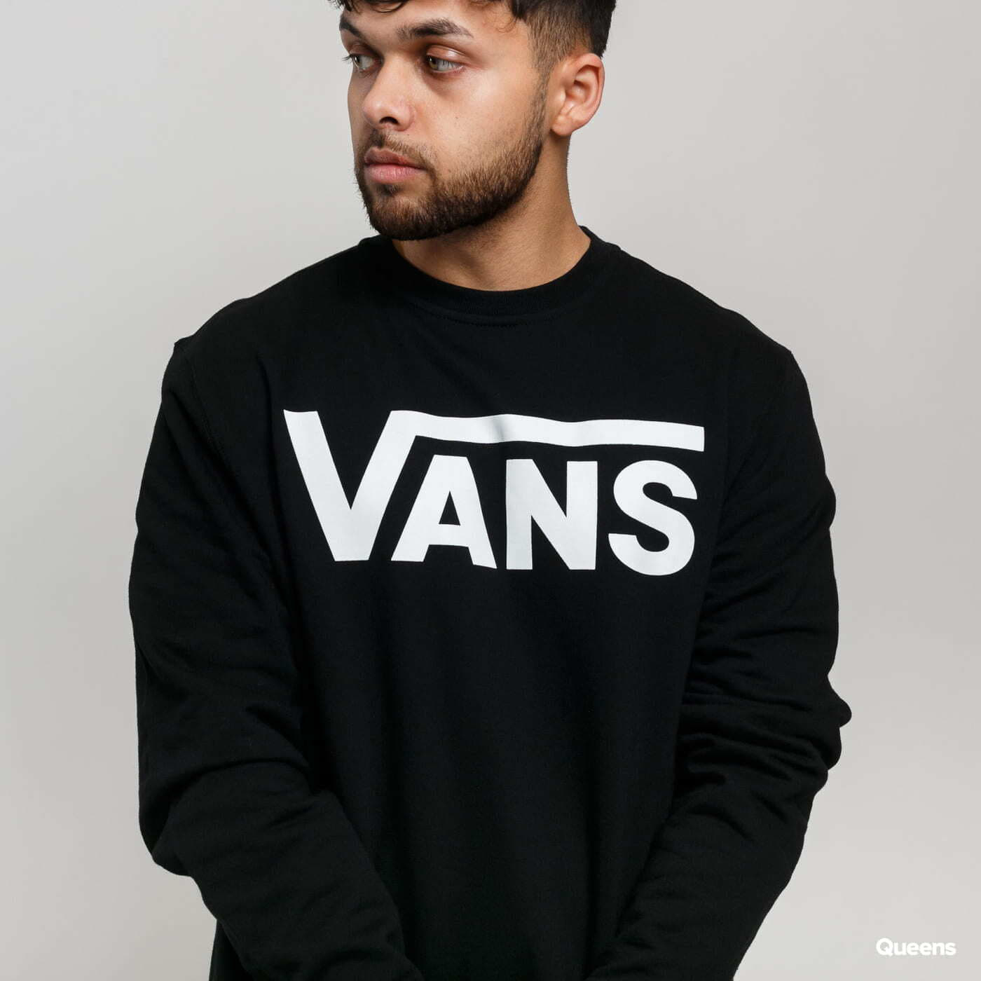 Mikiny Vans MN Vans Classic Crew II Black