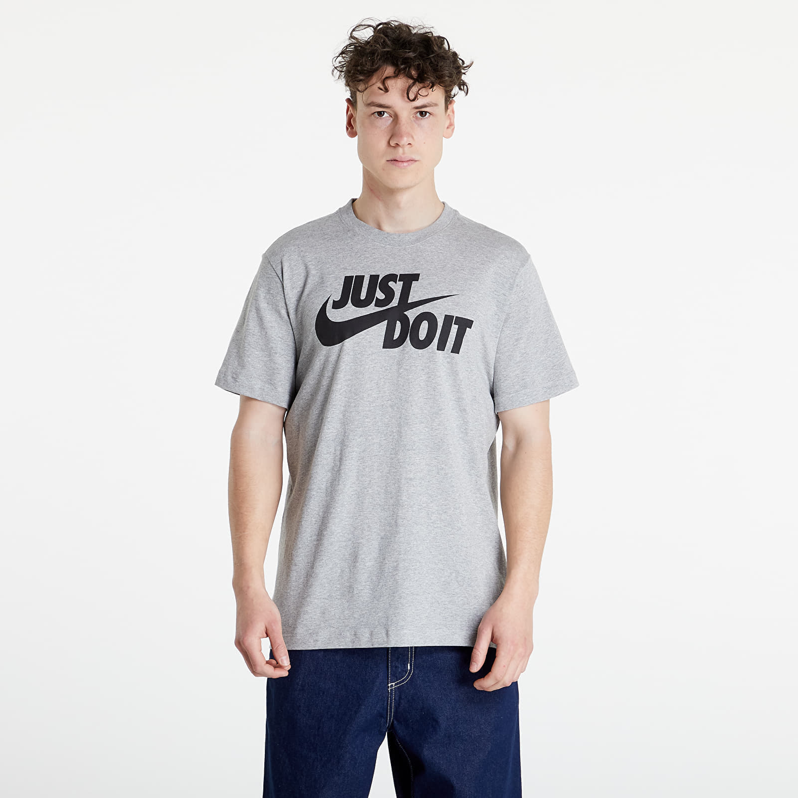 T-shirts Nike M NSW Tee Just Do It Swoosh Grey