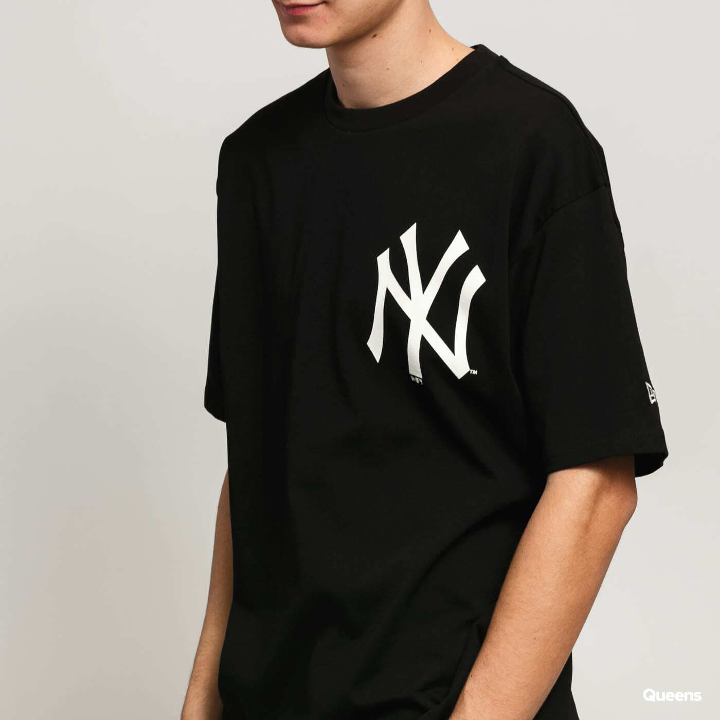T-shirts New Era MLB Big Logo Oversized NY černé