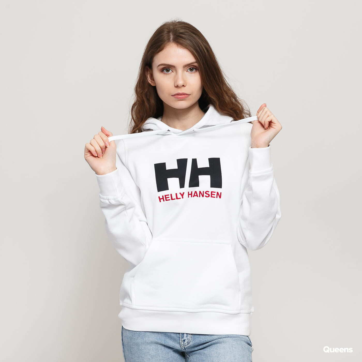 Hanorace Helly Hansen W HH Logo Hoodie White