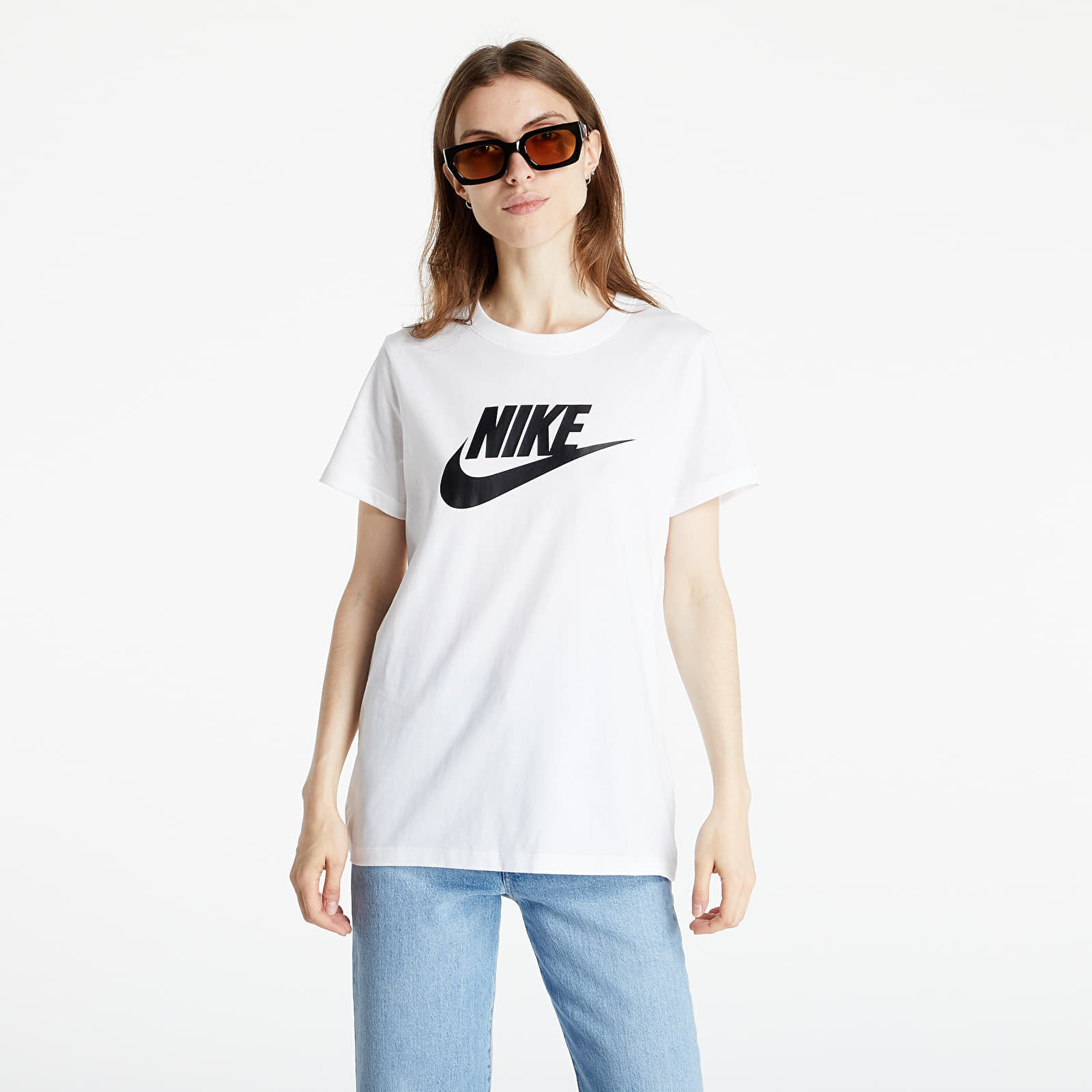 Tričká Nike W NSW Tee Essential Icon Futura White