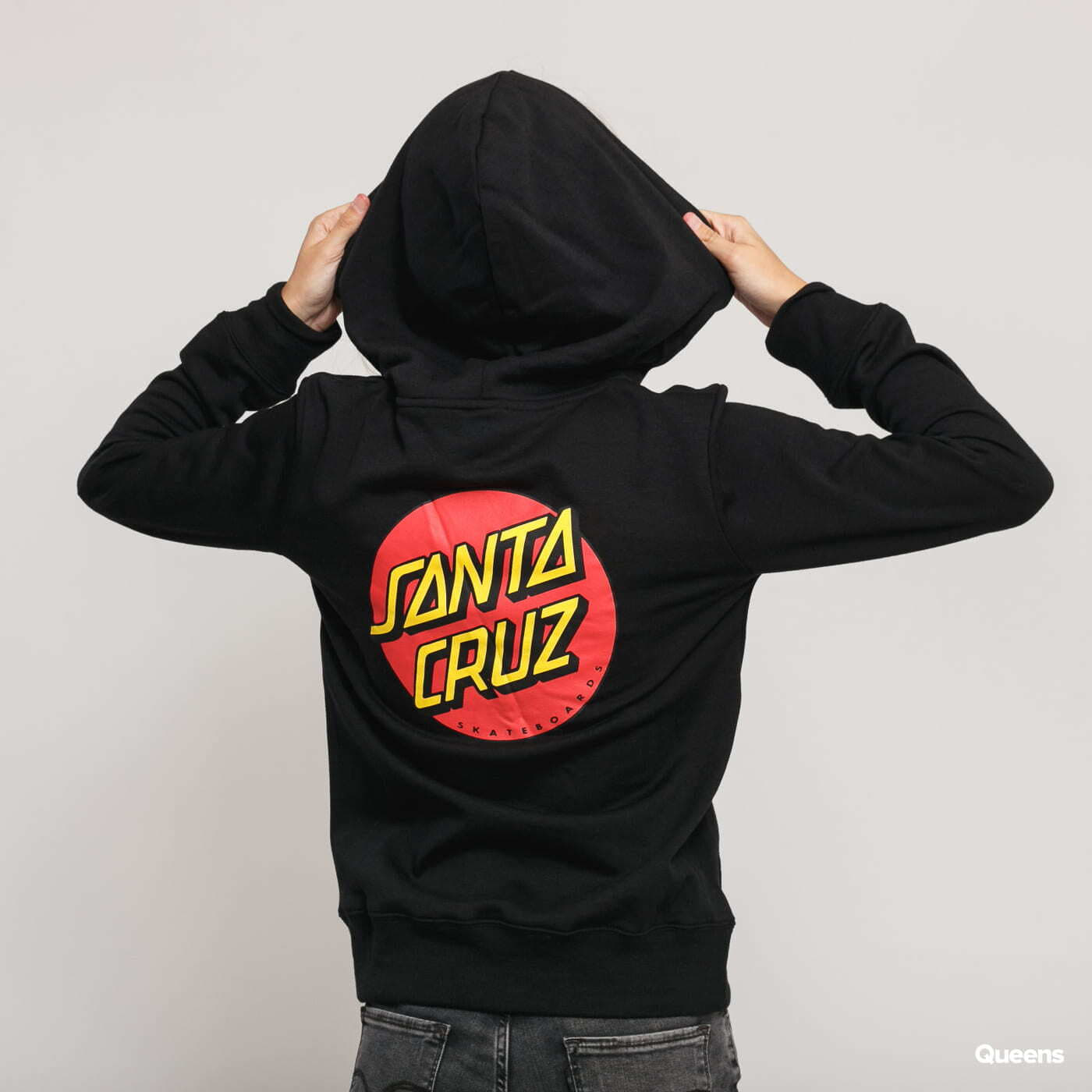 Hanorace Santa Cruz W Classic Dot Hood Black