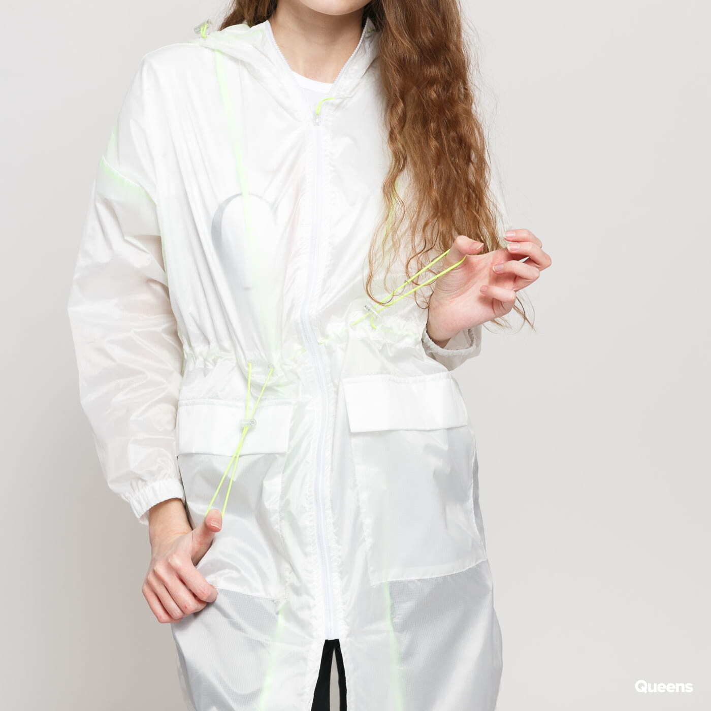 Треньорски якета Urban Classics Ladies Transparent Light Parka White