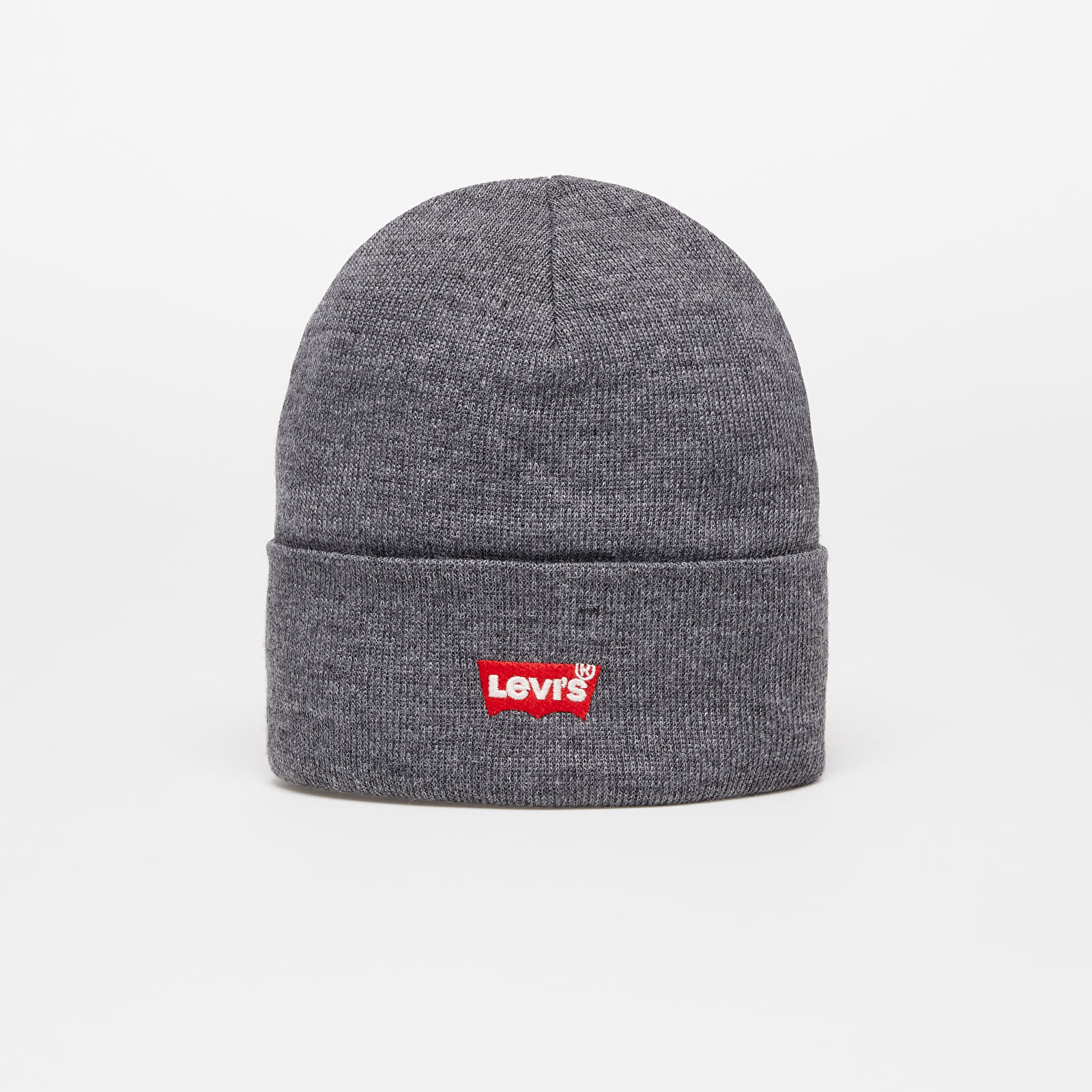 Hats Levi's ® Batwing Embroidered Beanie Melange Dark Grey