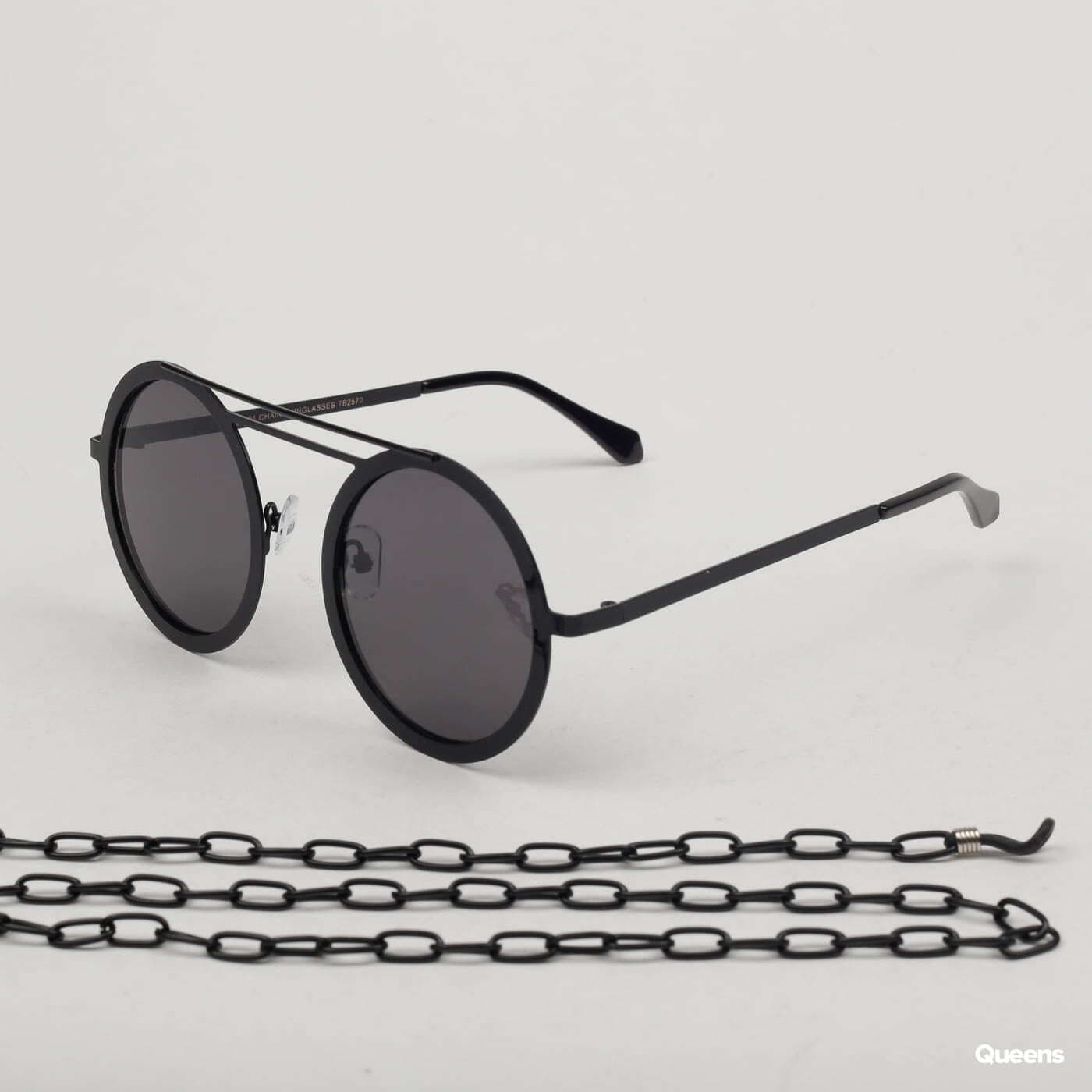 Sunglasses Urban Classics 104 Chain Sunglasses Black | Queens