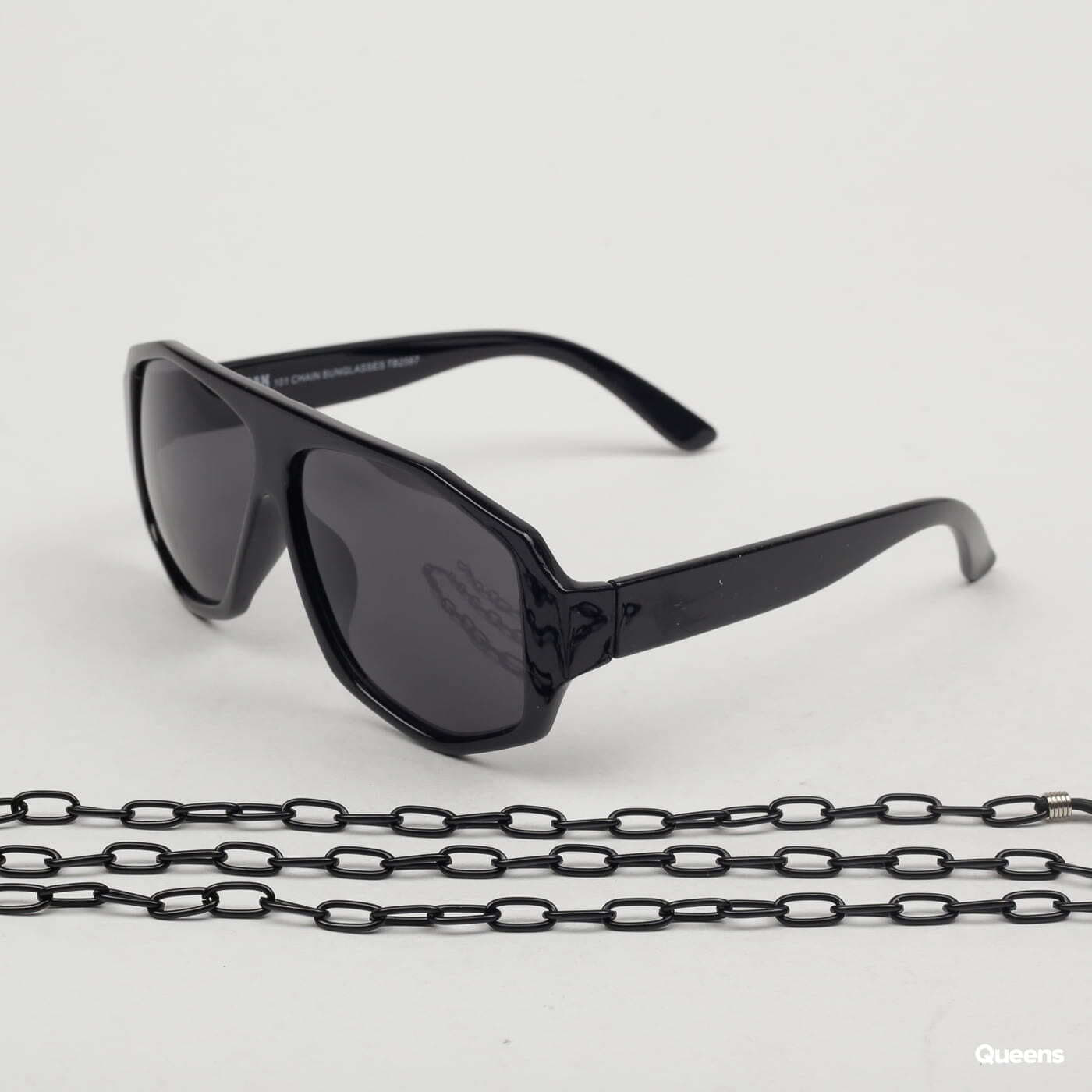Slnečné okuliare Urban Classics 101 Chain Sunglasses Black