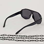 Sunglasses Urban Classics 101 Chain Sunglasses Black | Queens