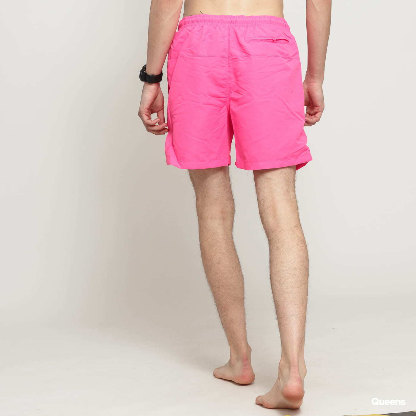 Swimsuit Urban Classics Block Swim Shorts NEON PINK