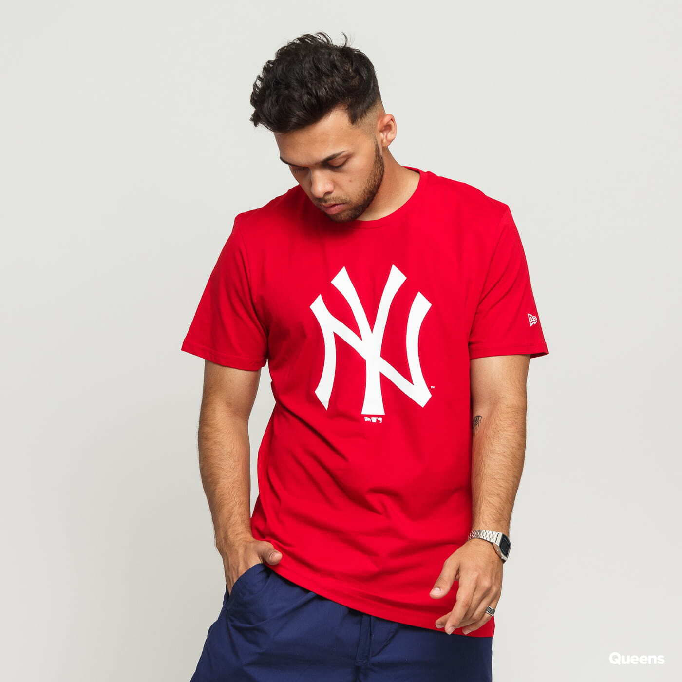 T-Shirts New Era MLB Team Logo Tee NY C/O Red