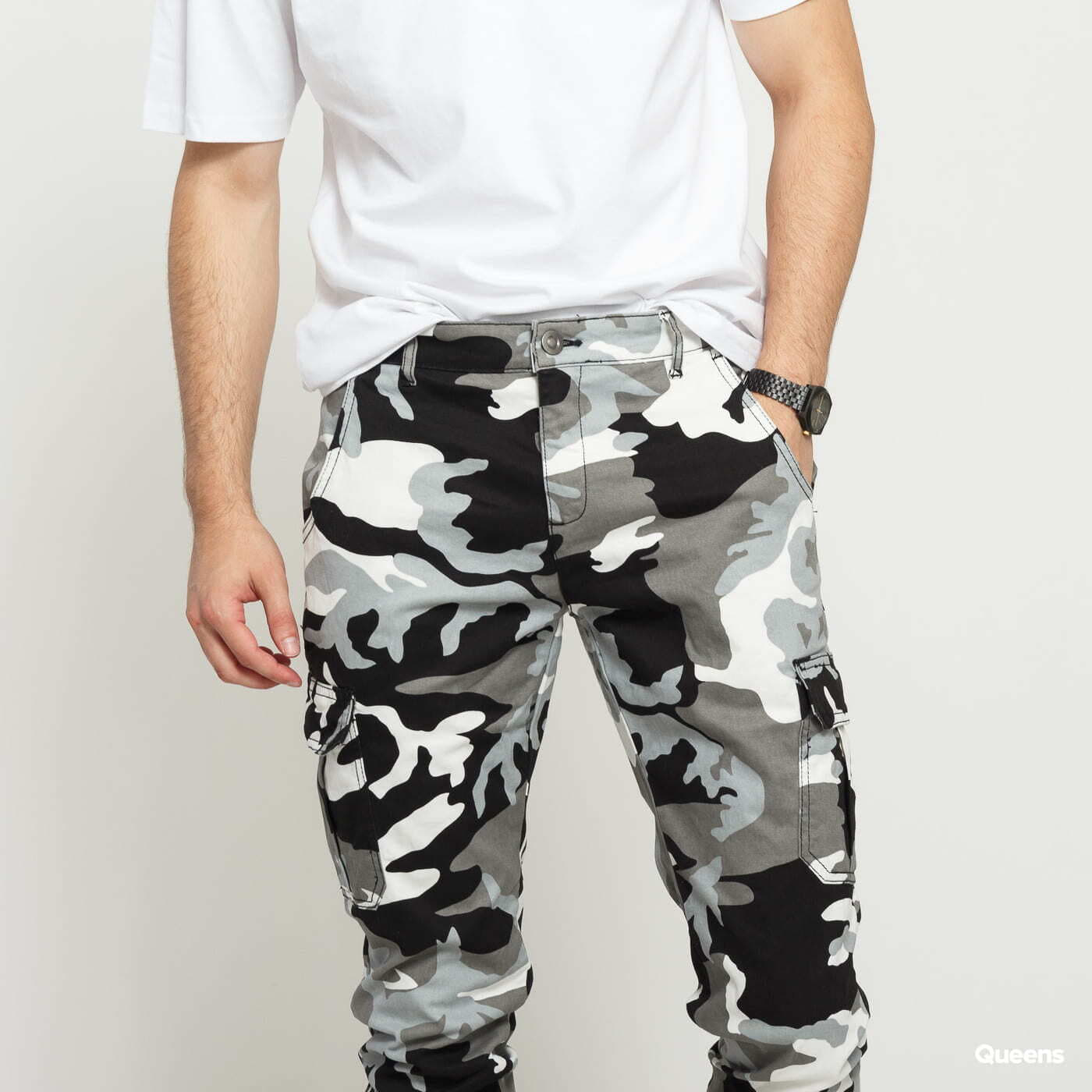 Clothing Urban Classics Camo Cargo Jogging Pants 2.0 Grey