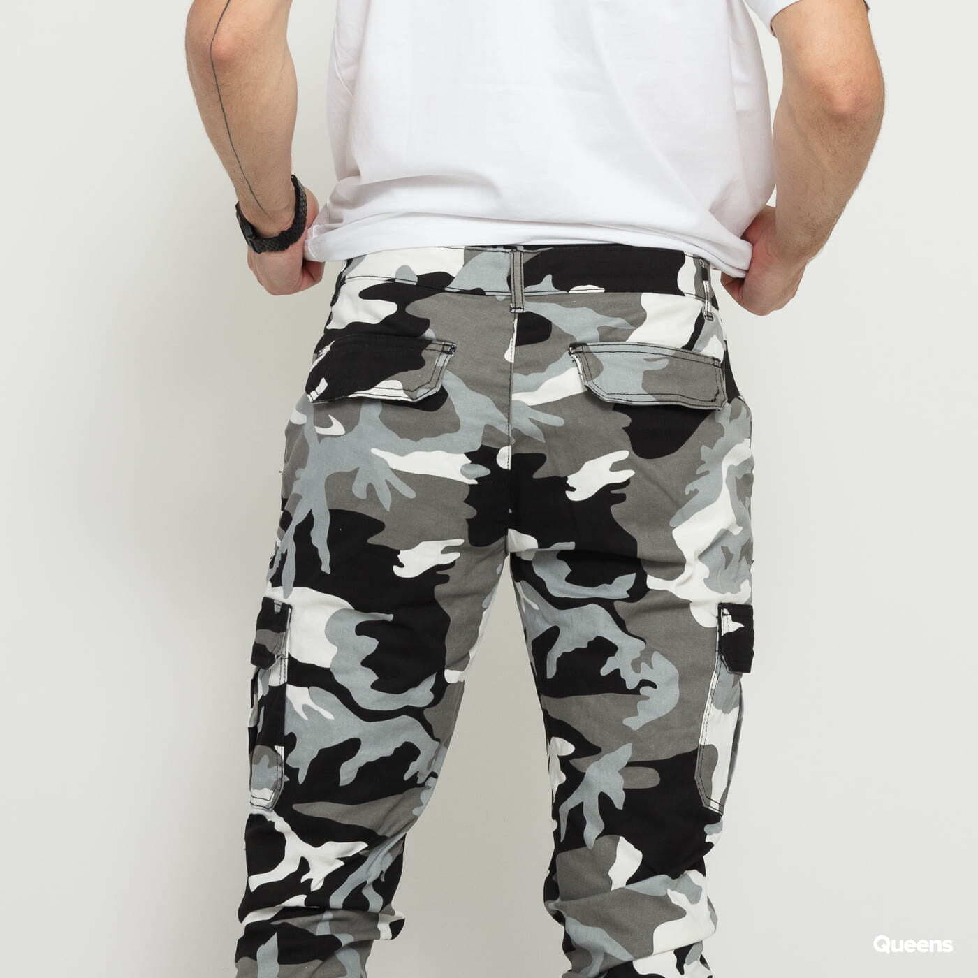 Clothing Urban Classics Camo Cargo Jogging Pants 2.0 Grey