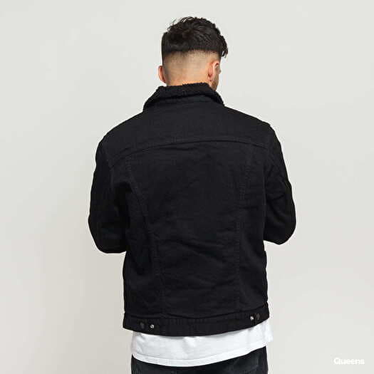 Type 3 sherpa trucker black cheap