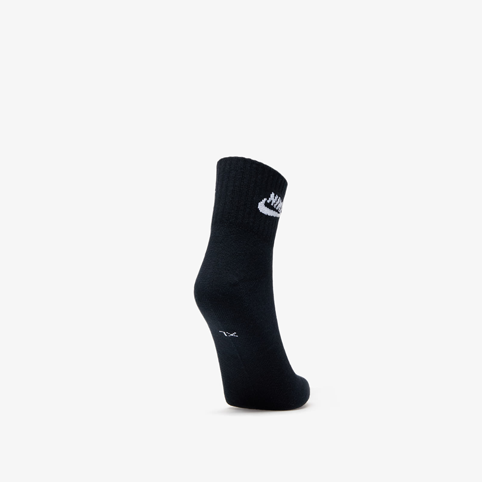 Nike Everyday Essential Ankle Socks 3-Pack Black/ White - 1 | YEO