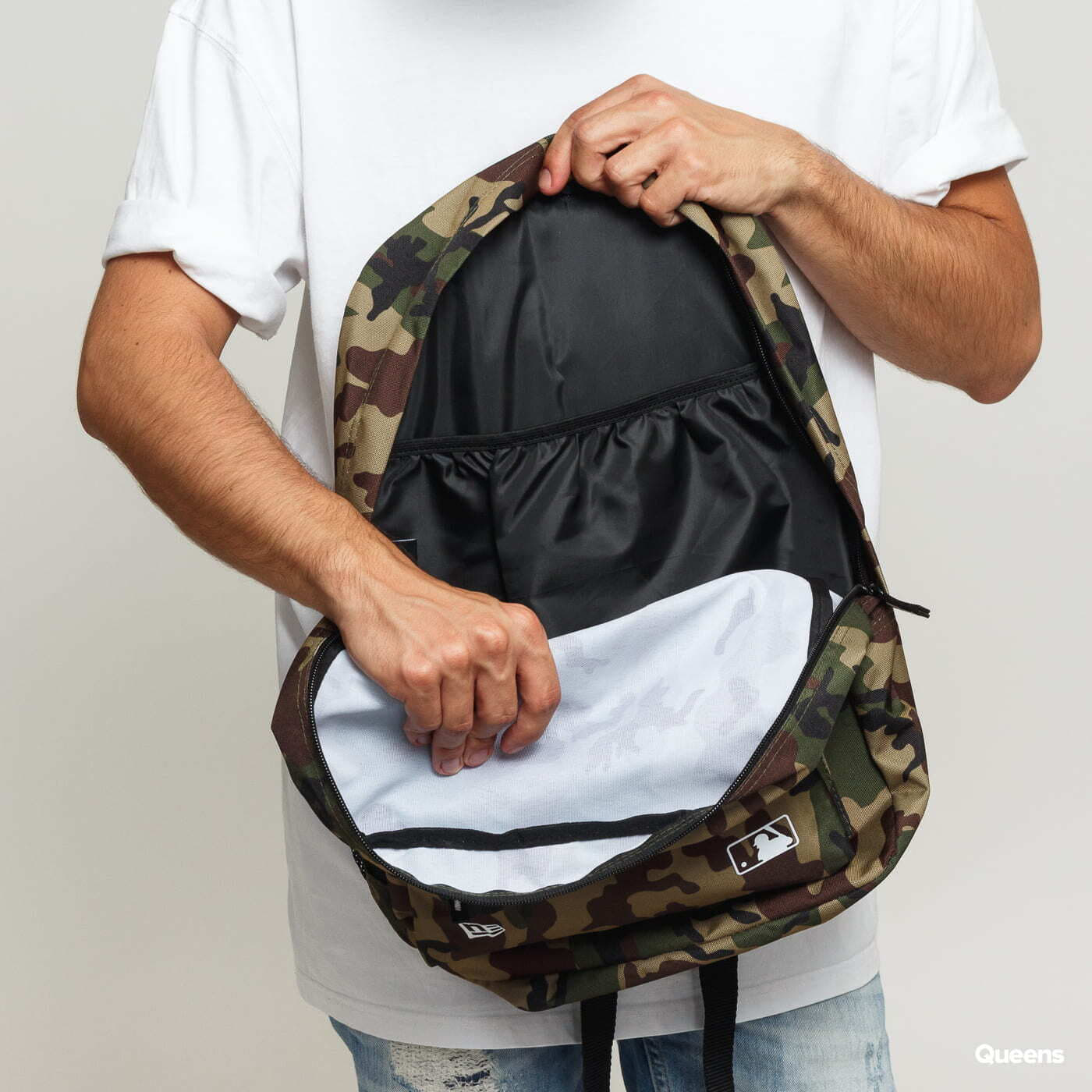 Zaini New Era MLB Stadium Bag NY Camo Green