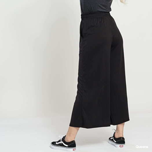 Urban Classics LADIES MODAL WIDE LEG PANTS - Trousers - black 