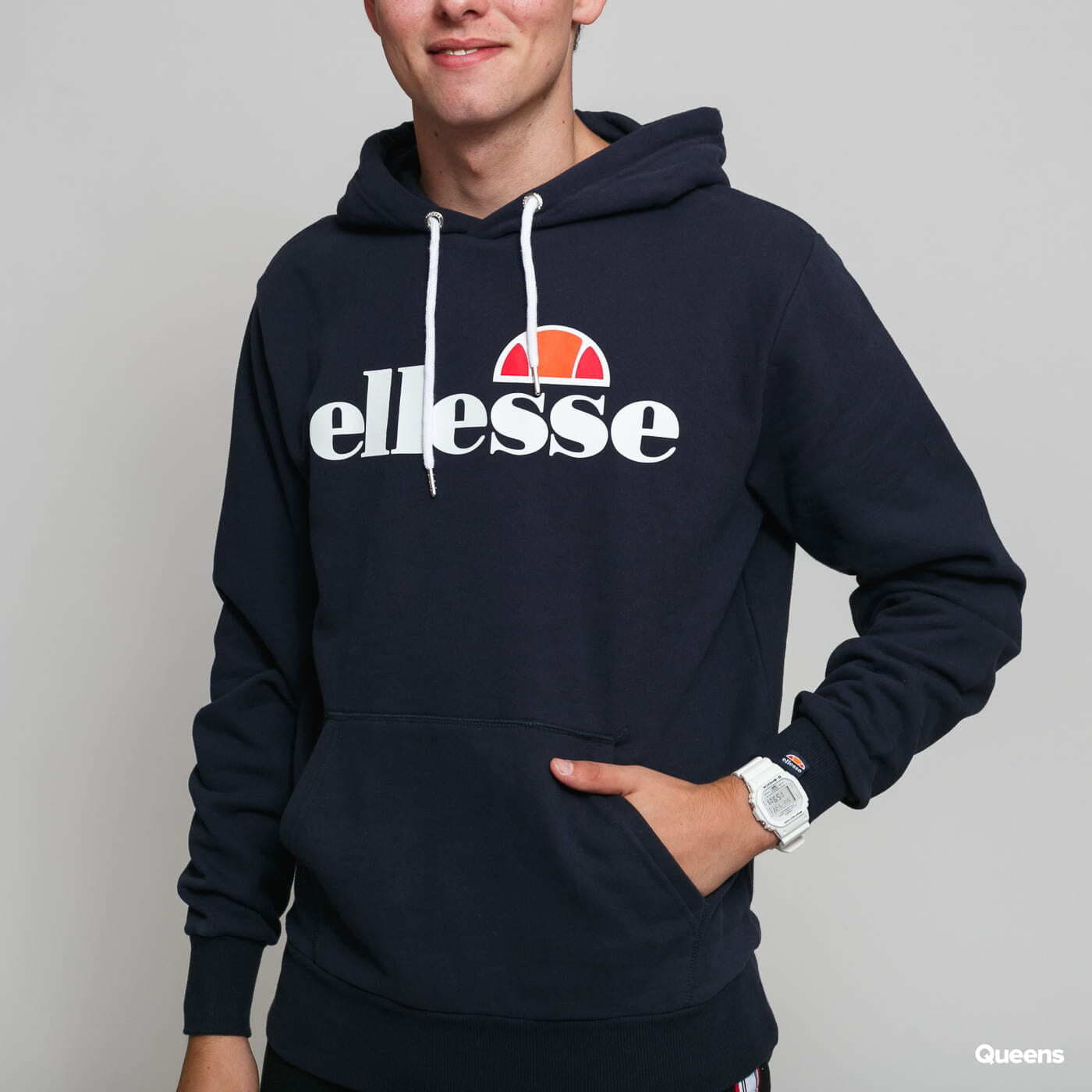 Hoodies and sweatshirts Ellesse SL Gottero OH Hoody Navy Queens
