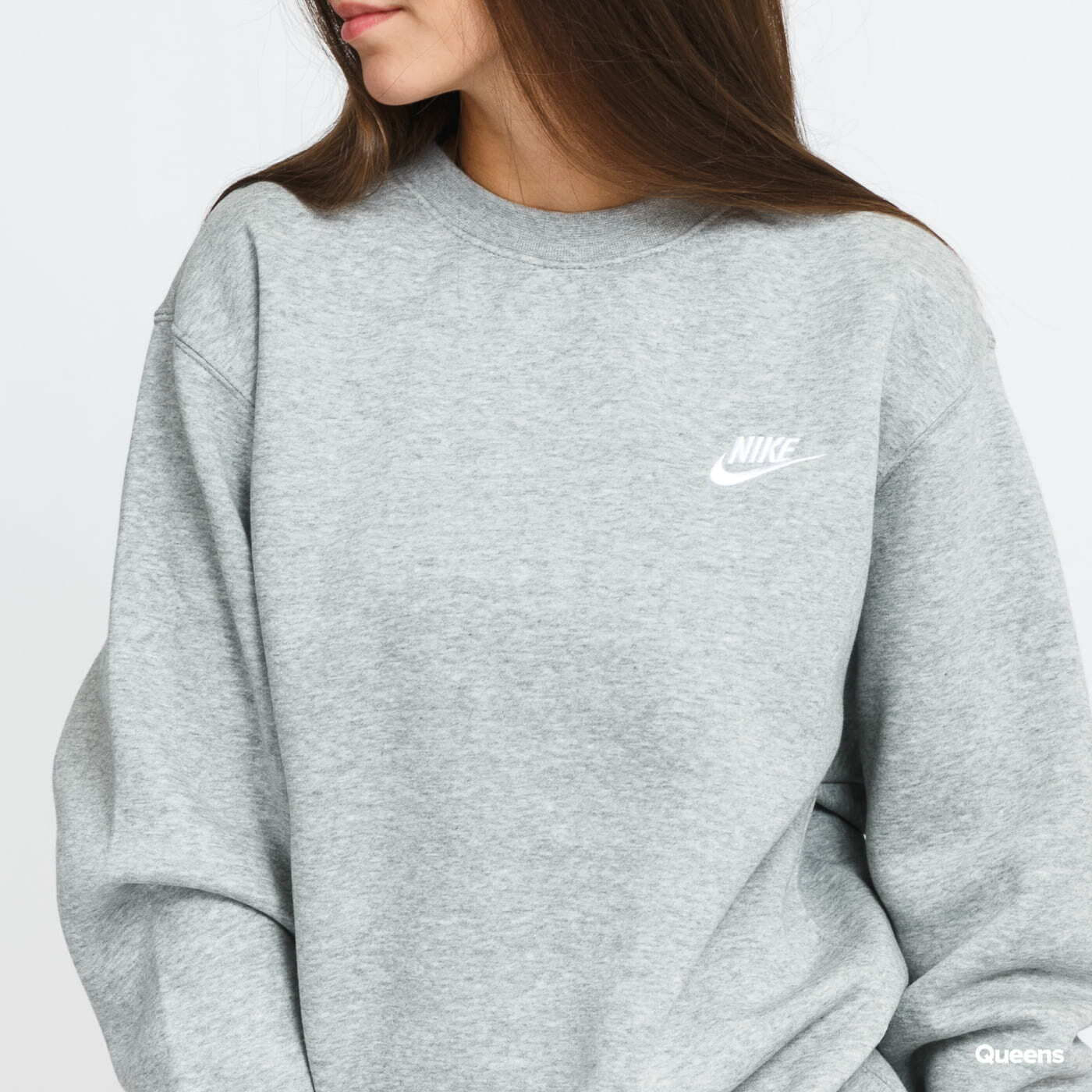 Hoodies and sweatshirts Nike M NSW Club Crew BB Grey Queens
