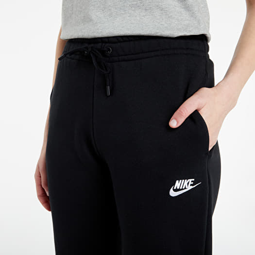 Jeans en broeken Nike Women s Fleece Pants Black White Queens