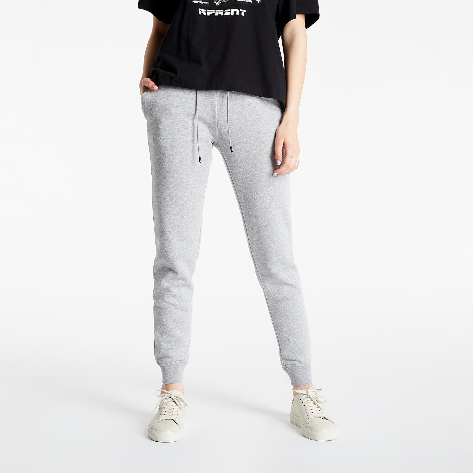 Pantaloni și blugi Nike Sportswear Women's Fleece Pants Dk Grey Heather/ White
