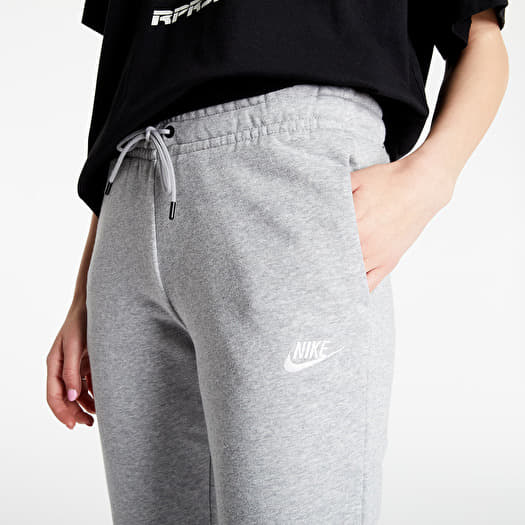 Jeans en broeken Nike Sportswear Women s Fleece Pants Dk Grey Heather White Queens