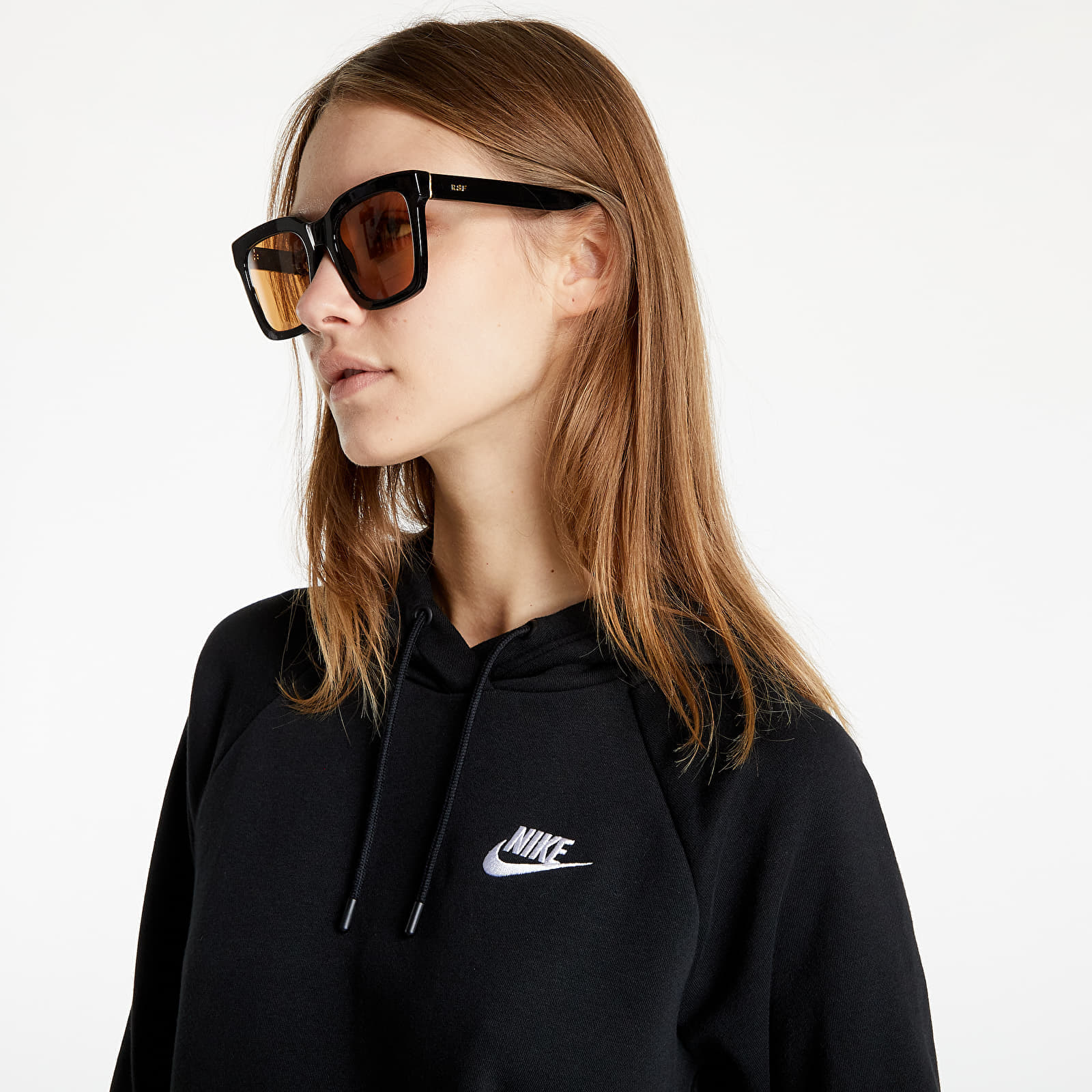 Hanorace Nike Sportswear Essential Hoodie Black/ White