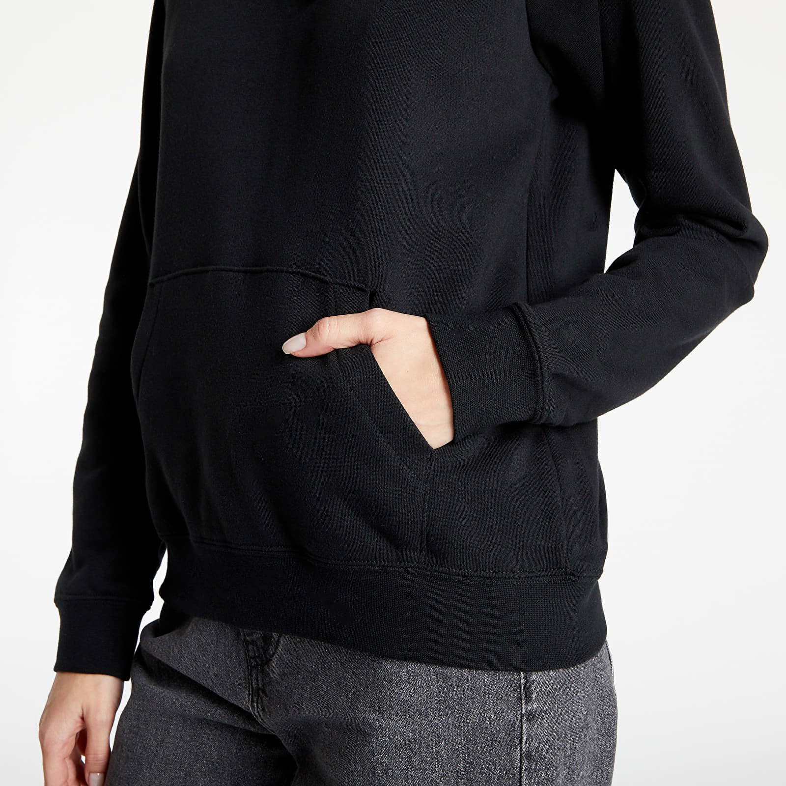 Hanorace Nike Sportswear Essential Hoodie Black/ White
