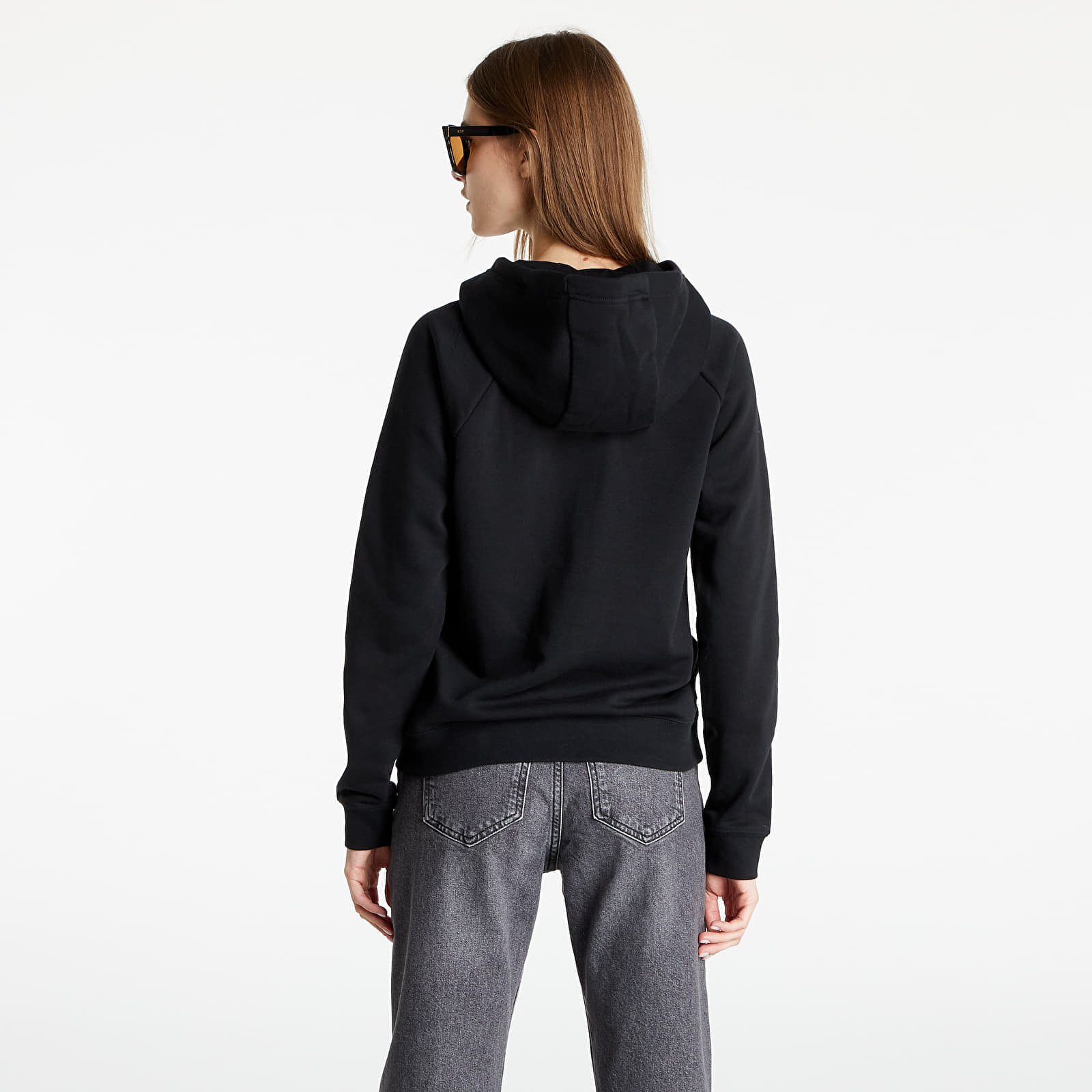 Hanorace Nike Sportswear Essential Hoodie Black/ White