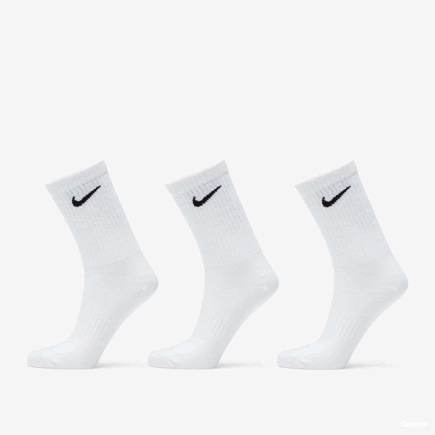 Ponožky Nike Everyday Lightweight Training Crew Socks 3-Pack White/ Black