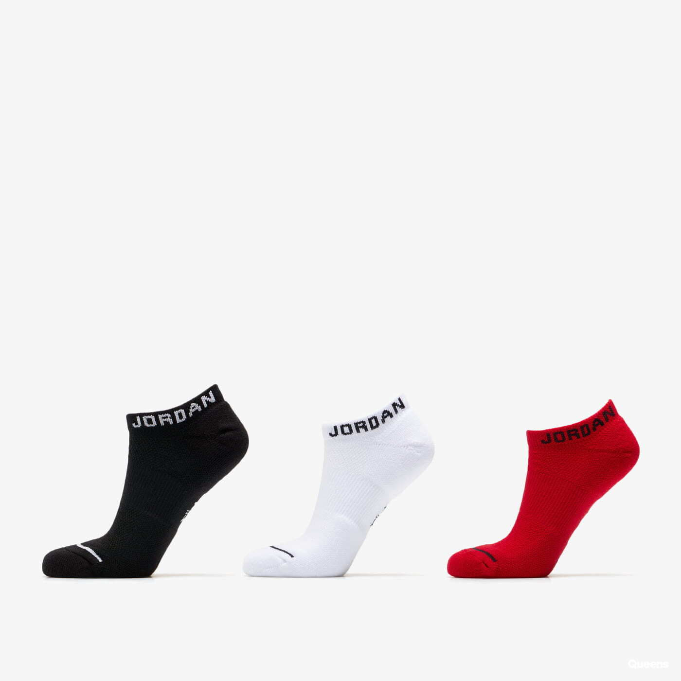 Ponožky Jordan Everyday Max NS 3Pack Red/ White/ Black